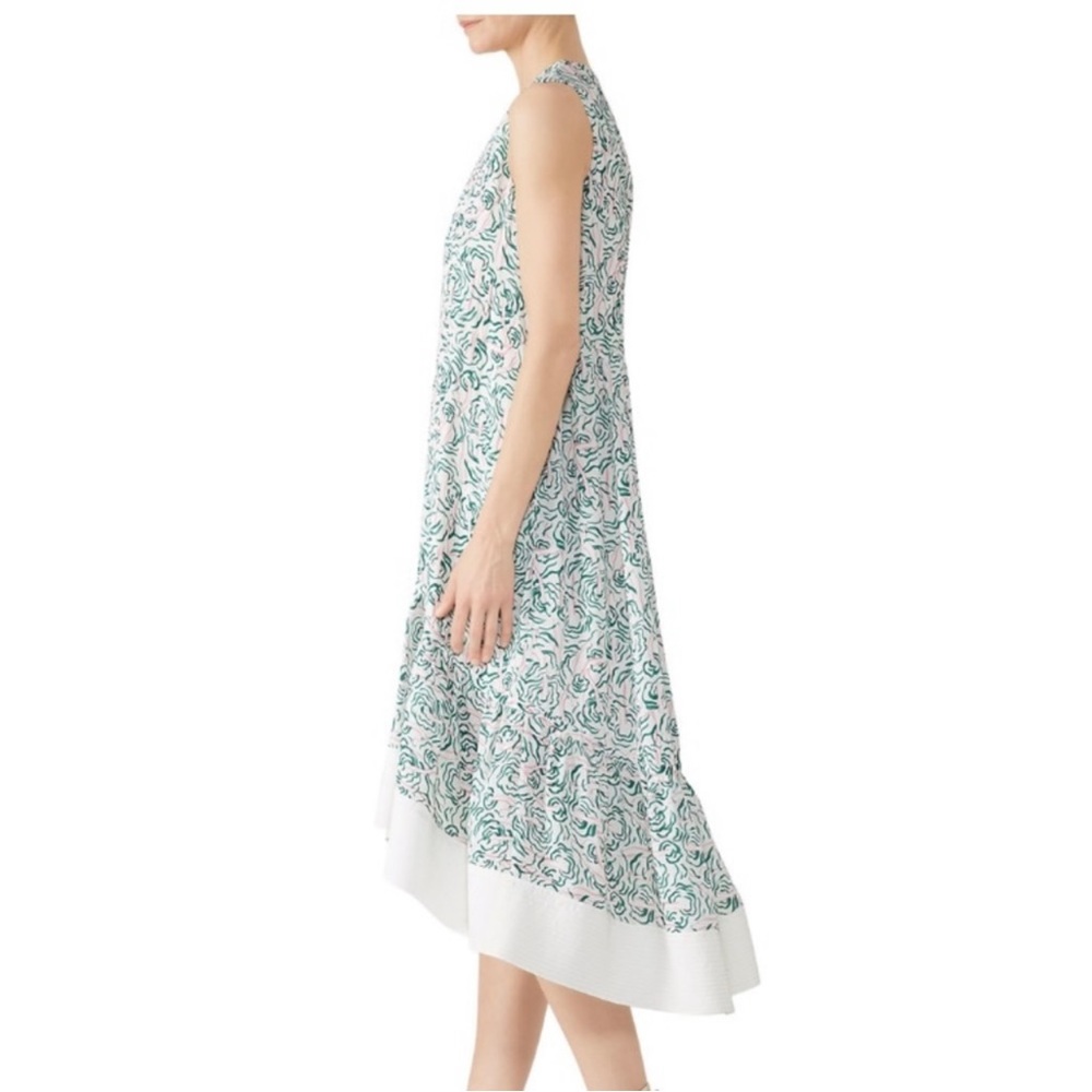 3.1 phillip lim stitched hem high low dress size 4 viscose C6 - Picture 3 of 9